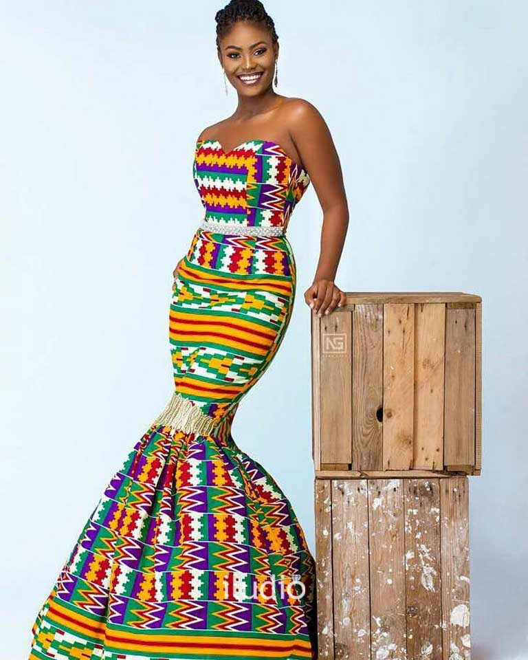 ghanaian kente dresses
